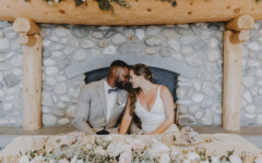 Stylized Shoot Featured in: Wedding Chicks
Planning: Signature Weddings
Photo: Rocky Mountain Photo Co.
Film: Twisted Film Works
Florals: Alpine Blooms
Hair & Makeup: Beautymark Makeovers
Jewellery: Joanna Bisley Designs
Mobile Bar: The Prosecco Cart
Invitations: Pink Umbrella Invites
Cake: Lucie Cakery
Rentals: Mountain Event Rentals
Ring: Luxura Diamonds
Ring Box: The Mrs Box
Benches + Arch + Barrels: JM Wilkinson Rentals
Dress: Pearl & Dot
Venue: Cochrane RancheHouse