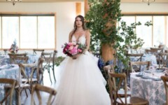 Photo Credit: Emily Exon Photography
Styled By: Chair Flair
Florals: Creative Edge Flowers
Model: Marina Pigueiras